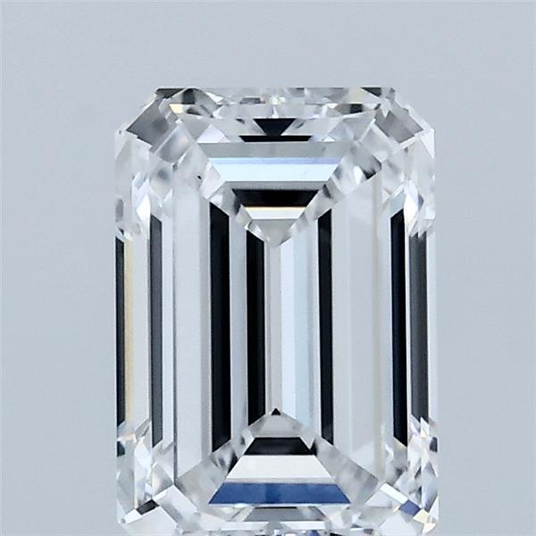 1.5ct Emerald D VS1 Lab Created Diamond