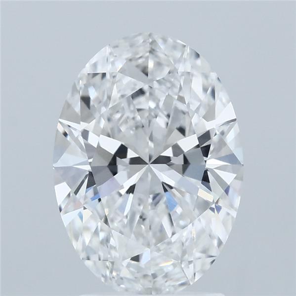 2.3ct Oval D VVS2 Lab Created Diamond
