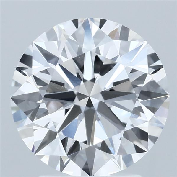 3ct Round E VVS2 Lab Created Diamond