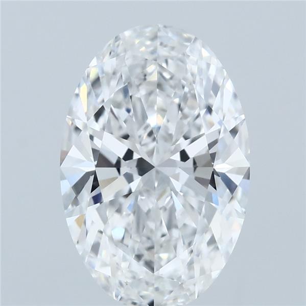3.03ct Oval E VVS1 Lab Created Diamond