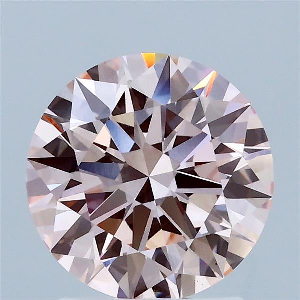 1.8ct Round FANCY INTENSE PINK VS1 Lab Created Diamond