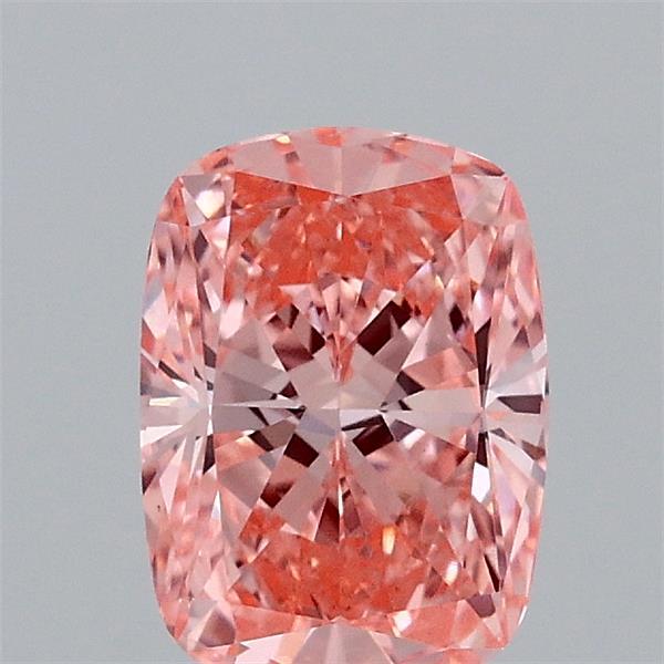 1.02ct Cushion FANCY VIVID PINK VS1 Lab Created Diamond