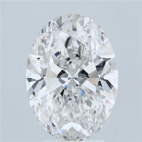 4ct Oval F VVS2 Lab Created Diamond