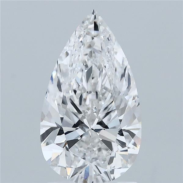1.86ct Pear E VVS1 Lab Created Diamond