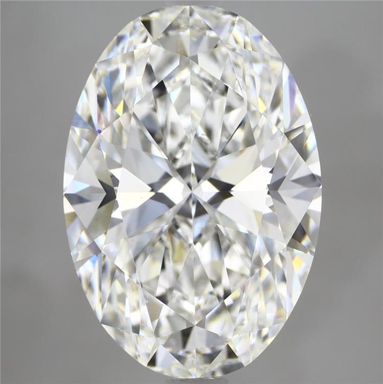6.43ct Oval E VVS2 Lab Created Diamond