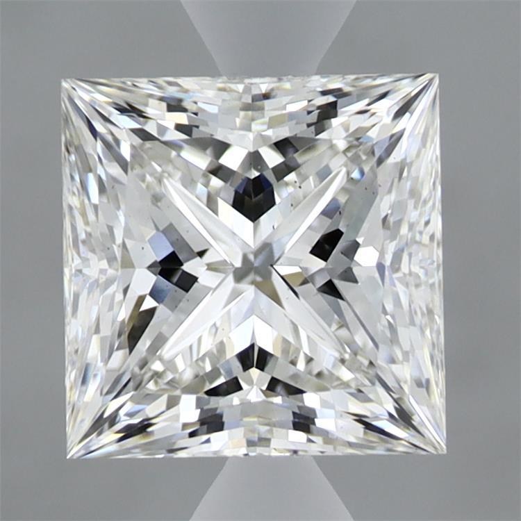 1.96ct Princess F VS2 Lab Created Diamond