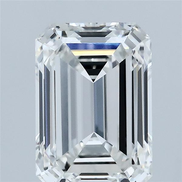 2.01ct Emerald F VVS1 Lab Created Diamond