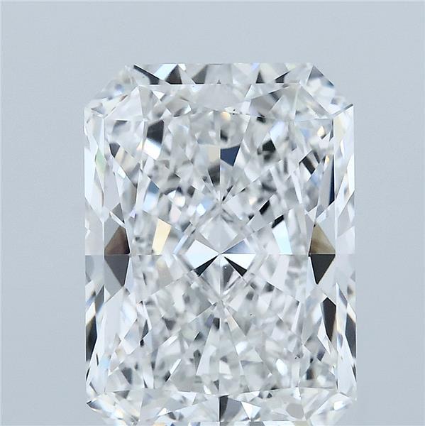 5.29ct Radiant E VS1 Lab Created Diamond