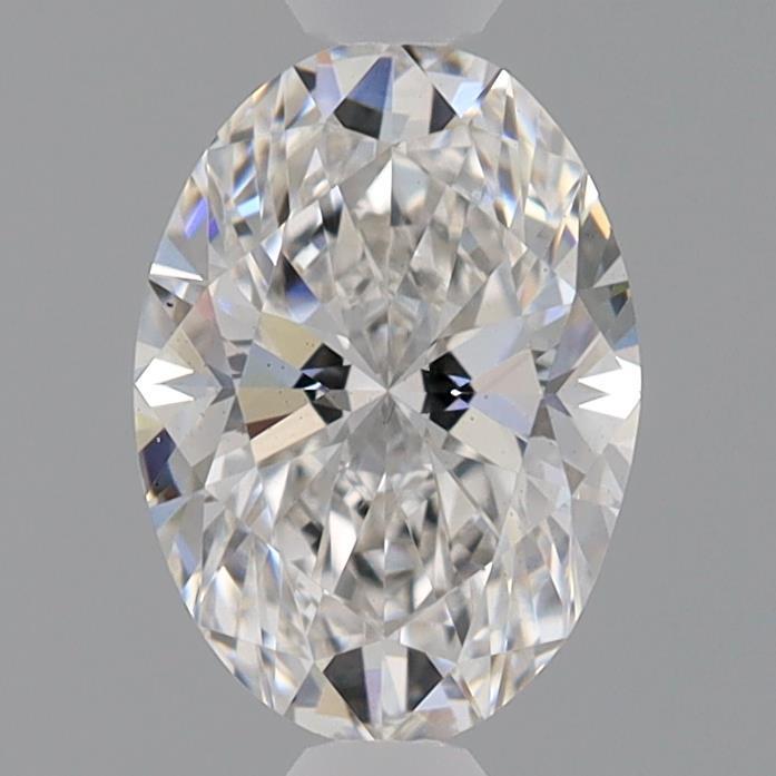 0.95ct Oval F VS2 Lab Created Diamond