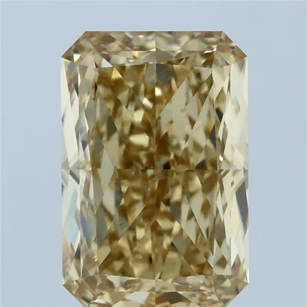 3.5ct Radiant FANCY INTENSE YELLOW VVS2 Lab Created Diamond