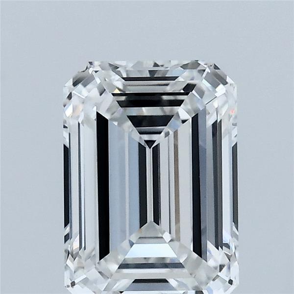 1.52ct Emerald E VVS2 Lab Created Diamond