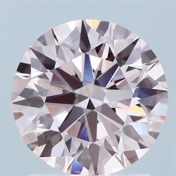 1.59ct Round FANCY INTENSE PINK VVS2 Lab Created Diamond