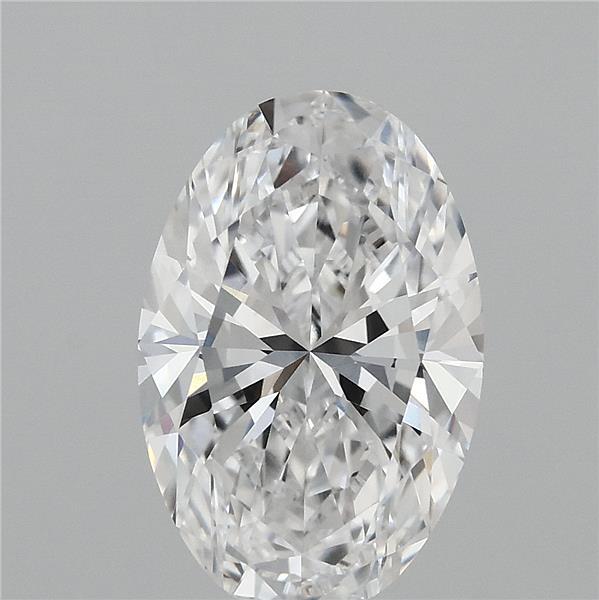 3.03ct Oval D VVS2 Lab Created Diamond