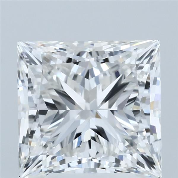 4.01ct Princess E VVS2 Lab Created Diamond
