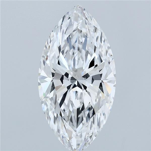 3.1ct Marquise D VVS2 Lab Created Diamond