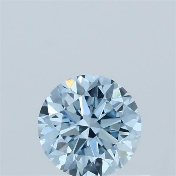 0.5ct Round FANCY VIVID BLUE VS1 Lab Created Diamond
