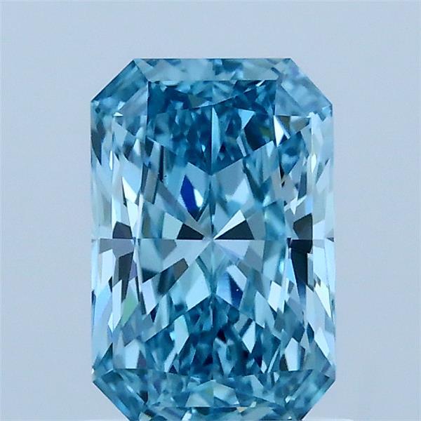 1.06ct Radiant FANCY VIVID BLUE VS1 Lab Created Diamond