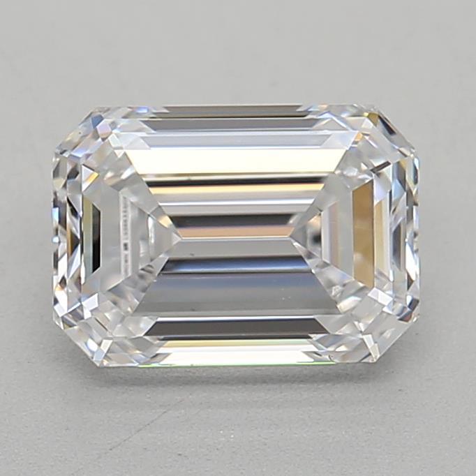 1.11ct Emerald D VS1 Lab Created Diamond