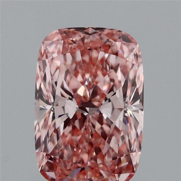 1.05ct Cushion FANCY VIVID PINK VVS2 Lab Created Diamond