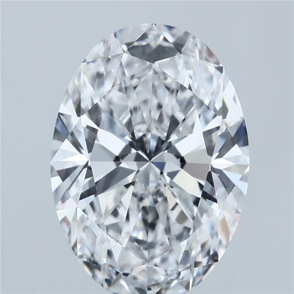 3.58ct Oval D VVS1 Lab Created Diamond