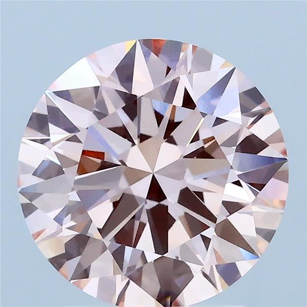2.39ct Round FANCY INTENSE PINK VVS2 Lab Created Diamond