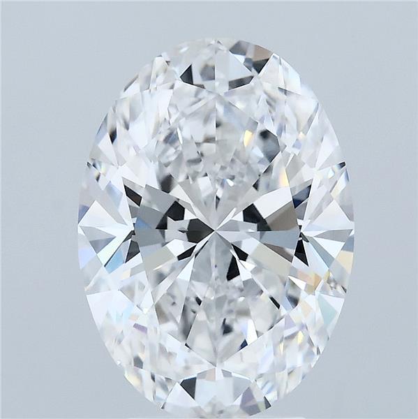 4.03ct Oval E VVS2 Lab Created Diamond