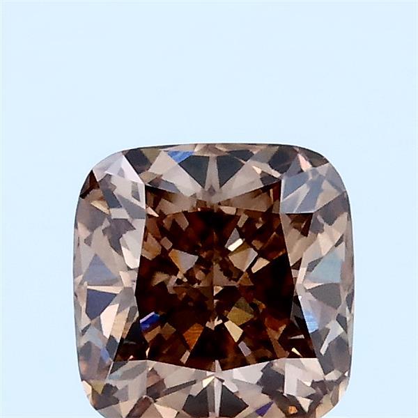 1.09ct Cushion FANCY BROWN VVS2 Lab Created Diamond
