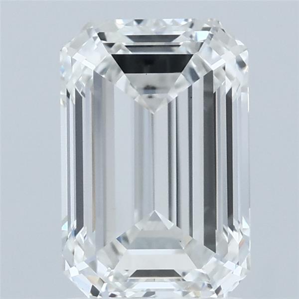 2.06ct Emerald F VVS2 Lab Created Diamond