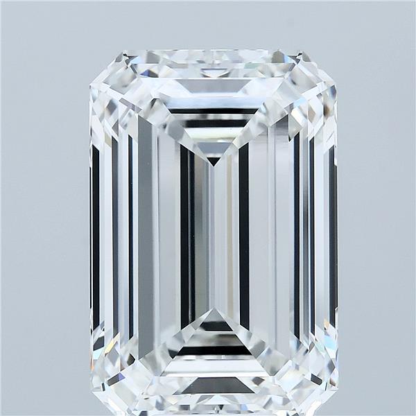 10.08ct Emerald F VVS2 Lab Created Diamond