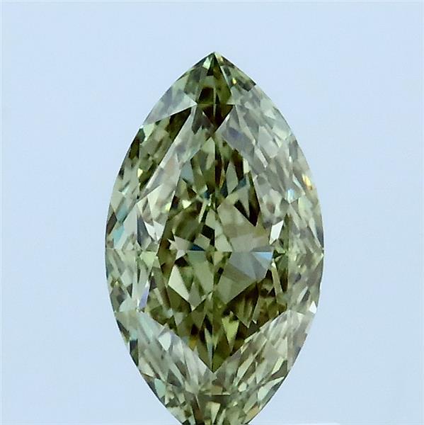1.01ct Marquise FANCY VIVID GREEN VVS2 Lab Created Diamond