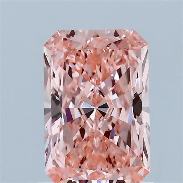 1.03ct Radiant FANCY VIVID PINK VS2 Lab Created Diamond
