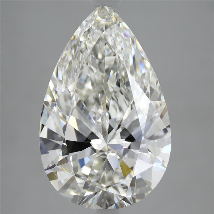 4.6ct Pear F VS1 Lab Created Diamond