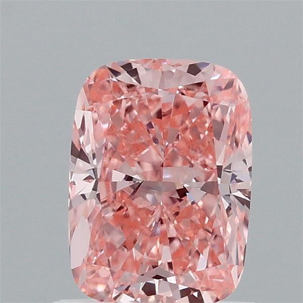 1.06ct Cushion FANCY VIVID PINK VVS2 Lab Created Diamond