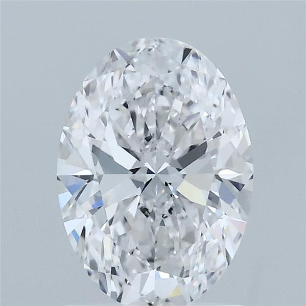 1.26ct Oval D VVS2 Lab Created Diamond
