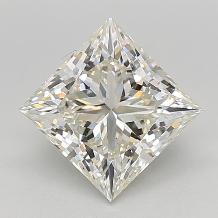 3.02ct Princess H VS2 Lab Created Diamond