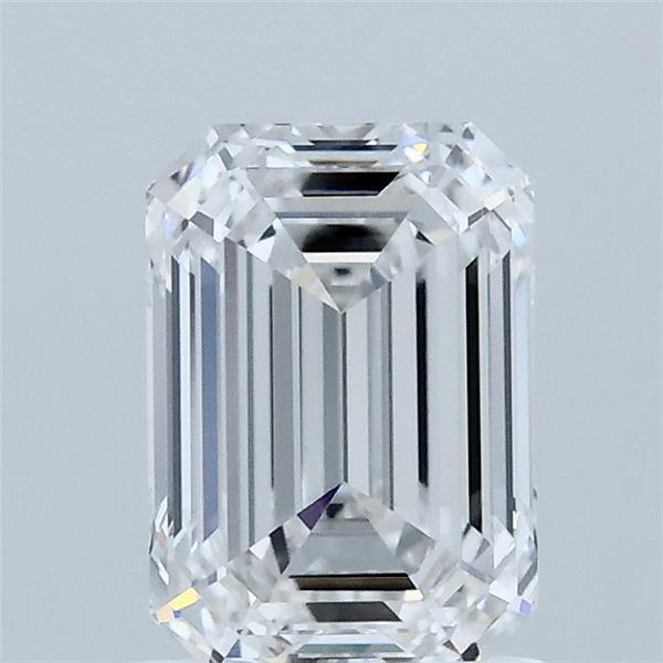 1.5ct Emerald D VVS2 Lab Created Diamond