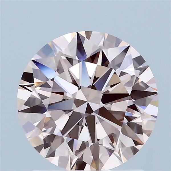 1.52ct Round FANCY INTENSE PINK VVS2 Lab Created Diamond