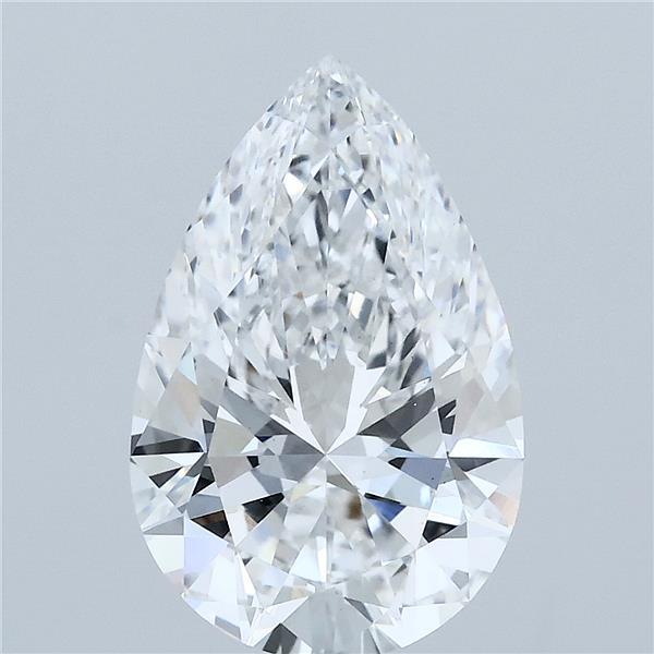 3.28ct Pear D VS1 Lab Created Diamond