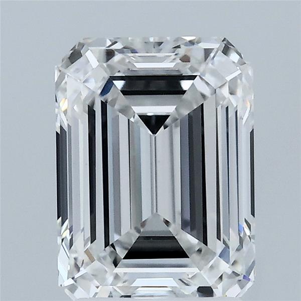 2.08ct Emerald E VVS2 Lab Created Diamond
