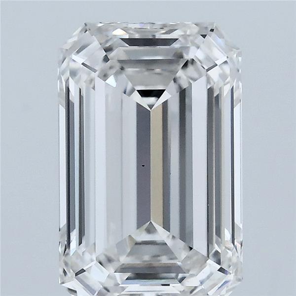 3.06ct Emerald F VS1 Lab Created Diamond