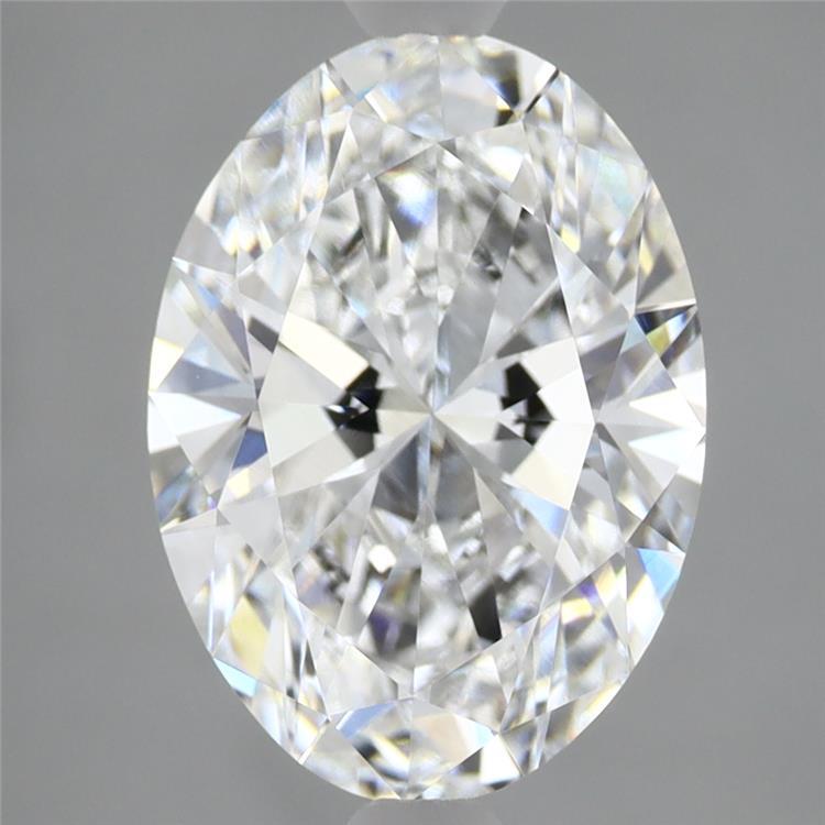 3.06ct Oval D VVS2 Lab Created Diamond