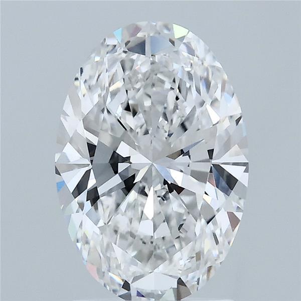 2.04ct Oval E VVS2 Lab Created Diamond