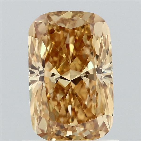 1.16ct Cushion FANCY INTENSE YELLOW VS1 Lab Created Diamond