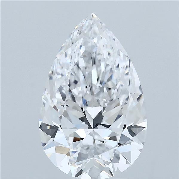 3.4ct Pear D VS1 Lab Created Diamond