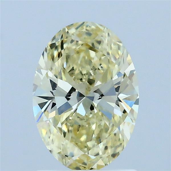 1.06ct Oval FANCY YELLOW VS1 Lab Created Diamond