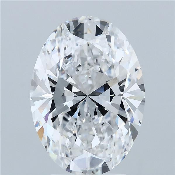 4ct Oval D VVS2 Lab Created Diamond
