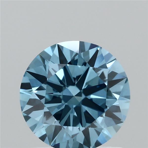 1.11ct Round FANCY VIVID BLUE VS1 Lab Created Diamond