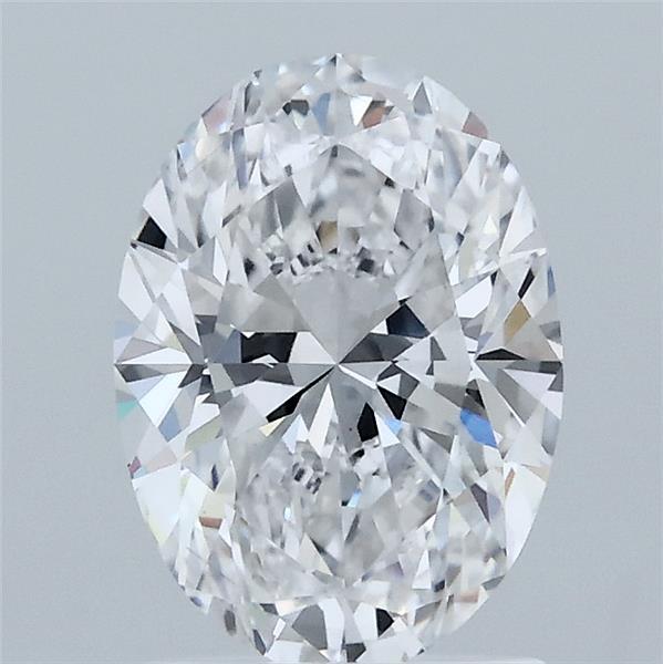 1.5ct Oval E VVS2 Lab Created Diamond