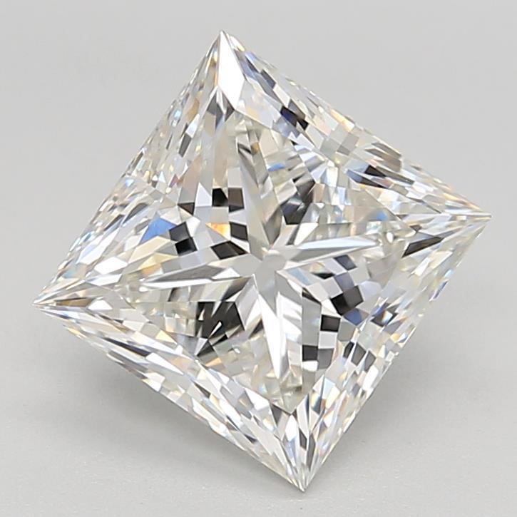 4.01ct Princess F VS2 Lab Created Diamond