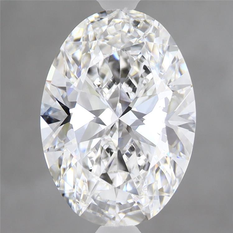 3ct Oval D VVS2 Lab Created Diamond
